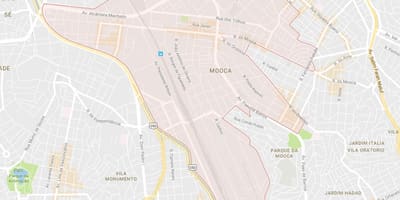 नक्शे के Mooca साओ पाउलो