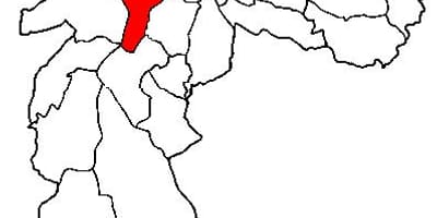 नक्शे के Pinheiros उप-प्रान्त साओ पाउलो