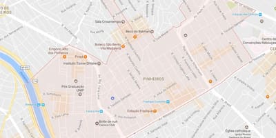नक्शे के Pinheiros साओ पाउलो