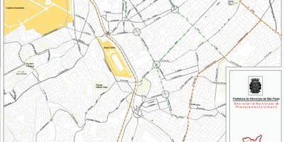 नक्शे के Pinheiros साओ पाउलो - सड़कों