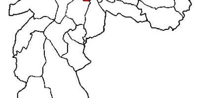 के नक्शे से उप-प्रान्त साओ पाउलो