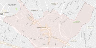 नक्शे के विला Formosa साओ पाउलो