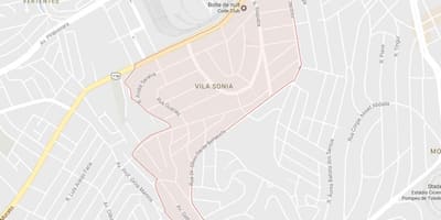 नक्शे के विला Sônia साओ पाउलो